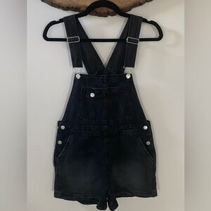 Vintage 90’s Black Jean Overalls